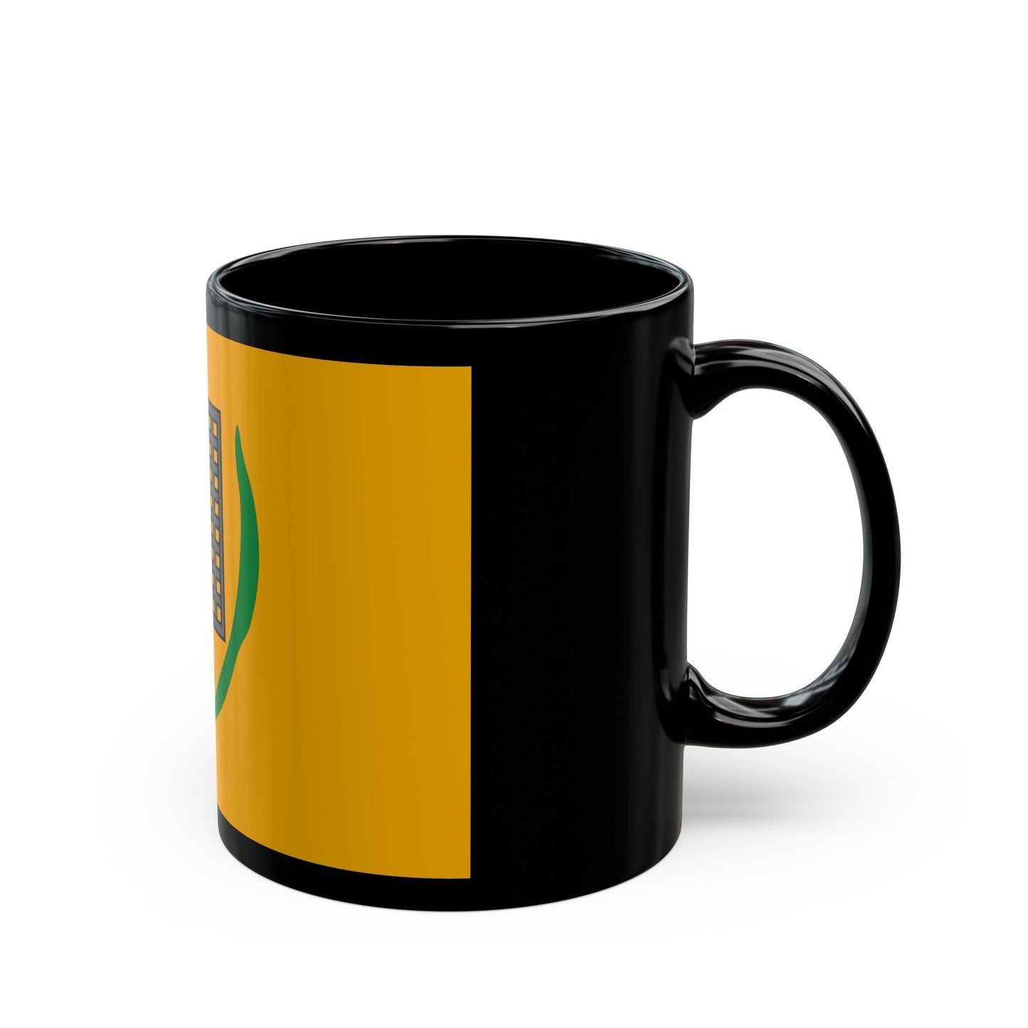 Flag of San Lawrenz Malta - Black Coffee Mug-The Sticker Space