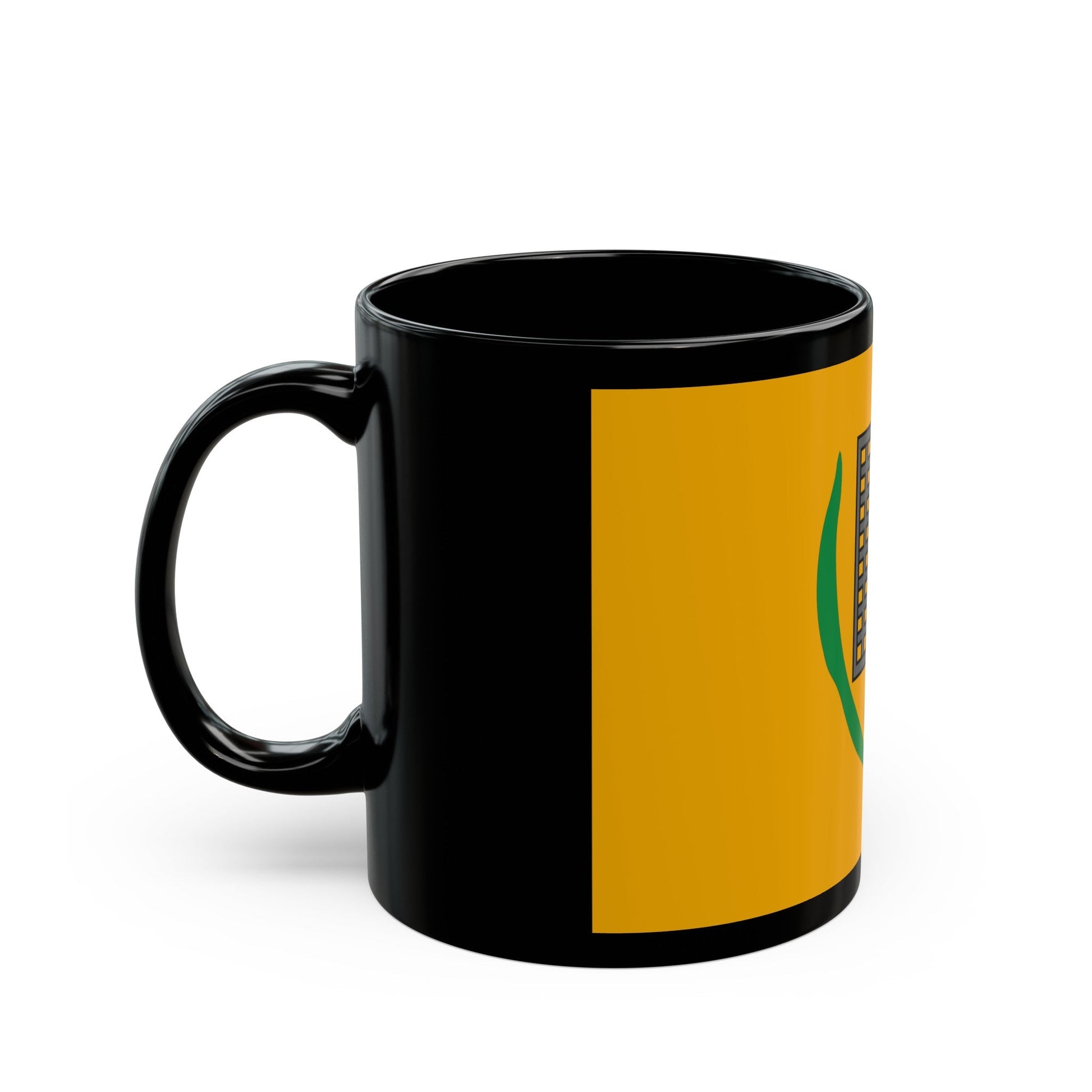 Flag of San Lawrenz Malta - Black Coffee Mug-The Sticker Space