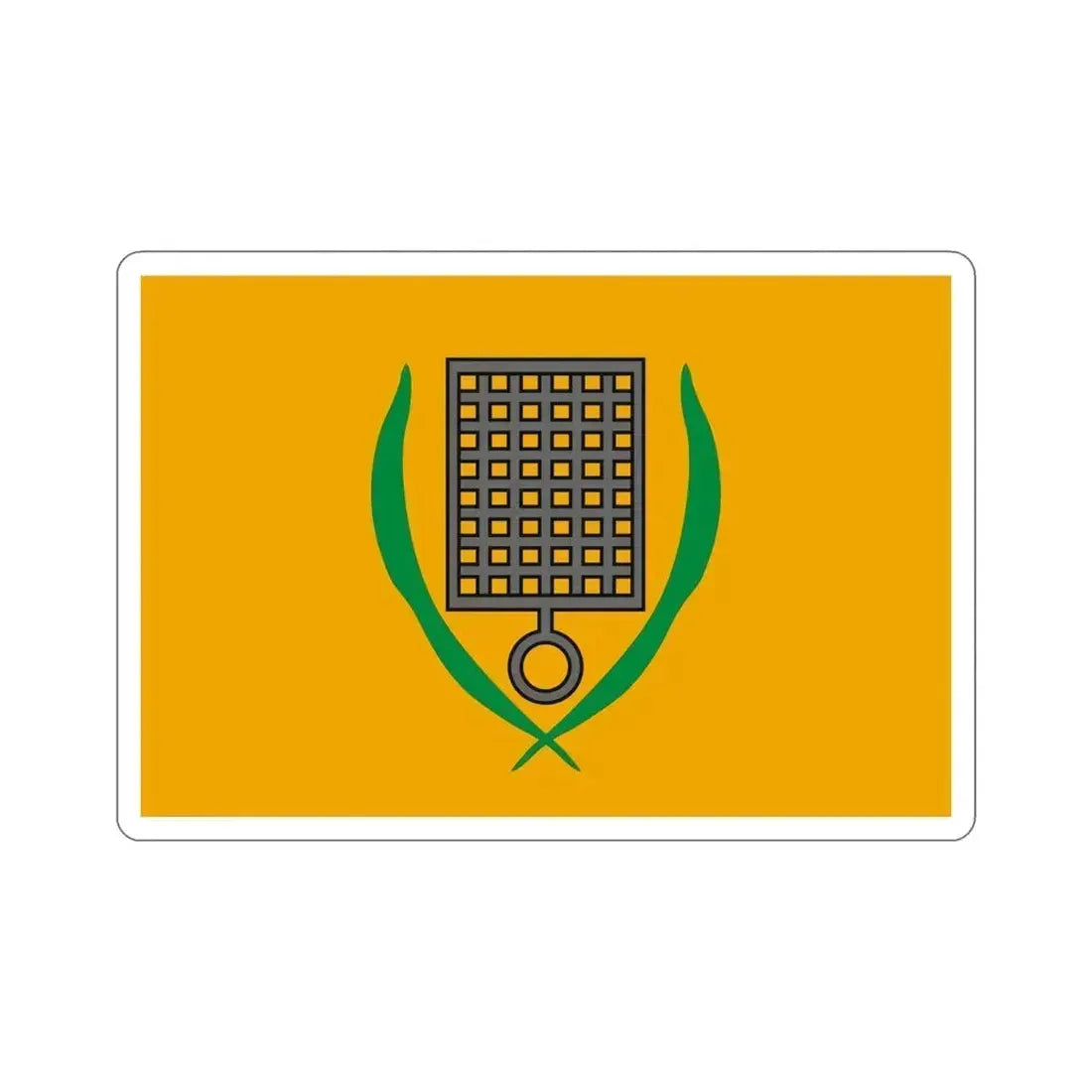 Flag of San Lawrenz Malta STICKER Vinyl Die-Cut Decal 6 Inch - The Sticker Space