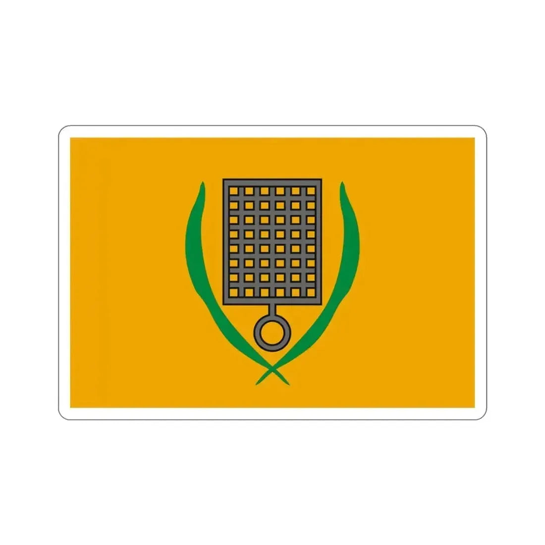 Flag of San Lawrenz Malta STICKER Vinyl Die-Cut Decal - The Sticker Space