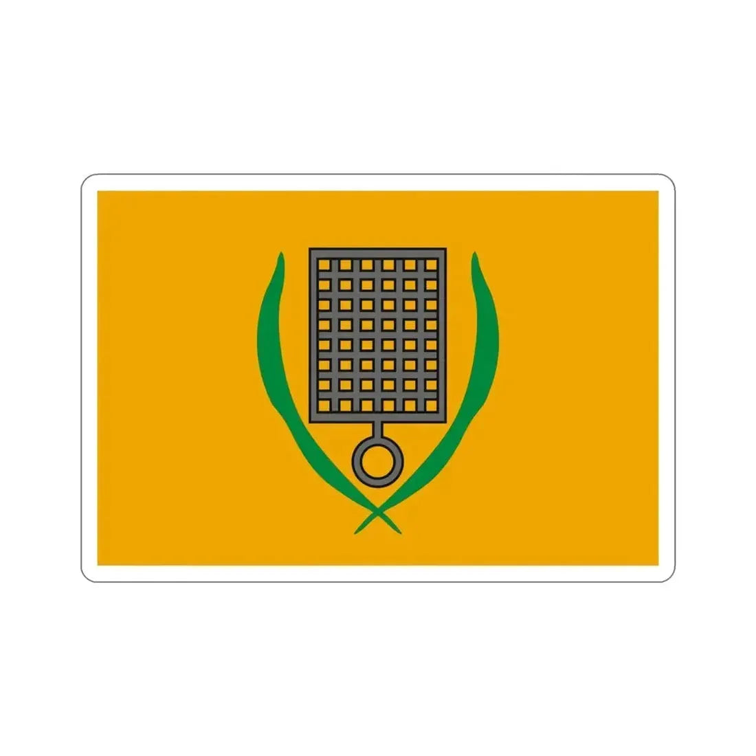 Flag of San Lawrenz Malta STICKER Vinyl Die-Cut Decal - The Sticker Space