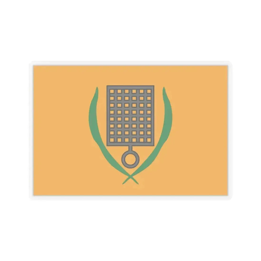 Flag of San Lawrenz Malta - STICKER Vinyl Kiss-Cut Decal 2 Inch Transparent - The Sticker Space