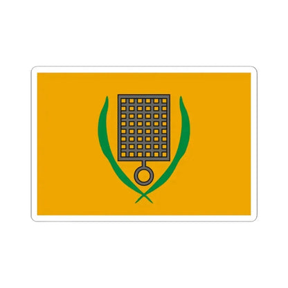 Flag of San Lawrenz Malta - STICKER Vinyl Kiss-Cut Decal 2 Inch White - The Sticker Space