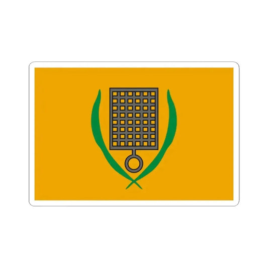 Flag of San Lawrenz Malta - STICKER Vinyl Kiss-Cut Decal 2 Inch White - The Sticker Space