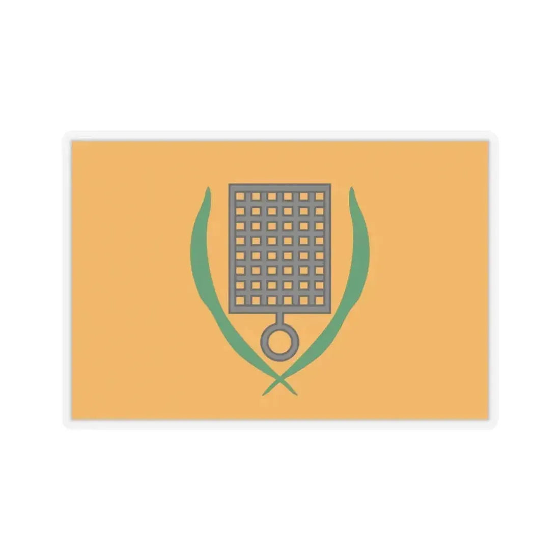 Flag of San Lawrenz Malta - STICKER Vinyl Kiss-Cut Decal 3 Inch Transparent - The Sticker Space