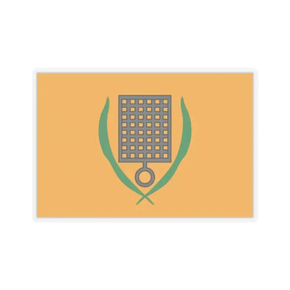 Flag of San Lawrenz Malta - STICKER Vinyl Kiss-Cut Decal 3 Inch Transparent - The Sticker Space