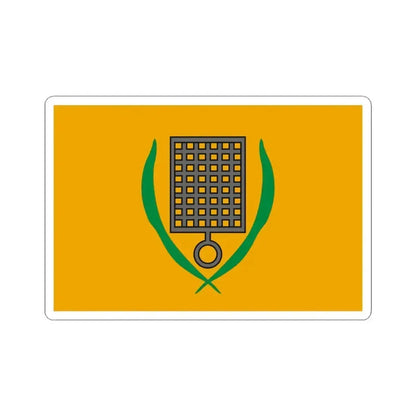 Flag of San Lawrenz Malta - STICKER Vinyl Kiss-Cut Decal 3 Inch White - The Sticker Space