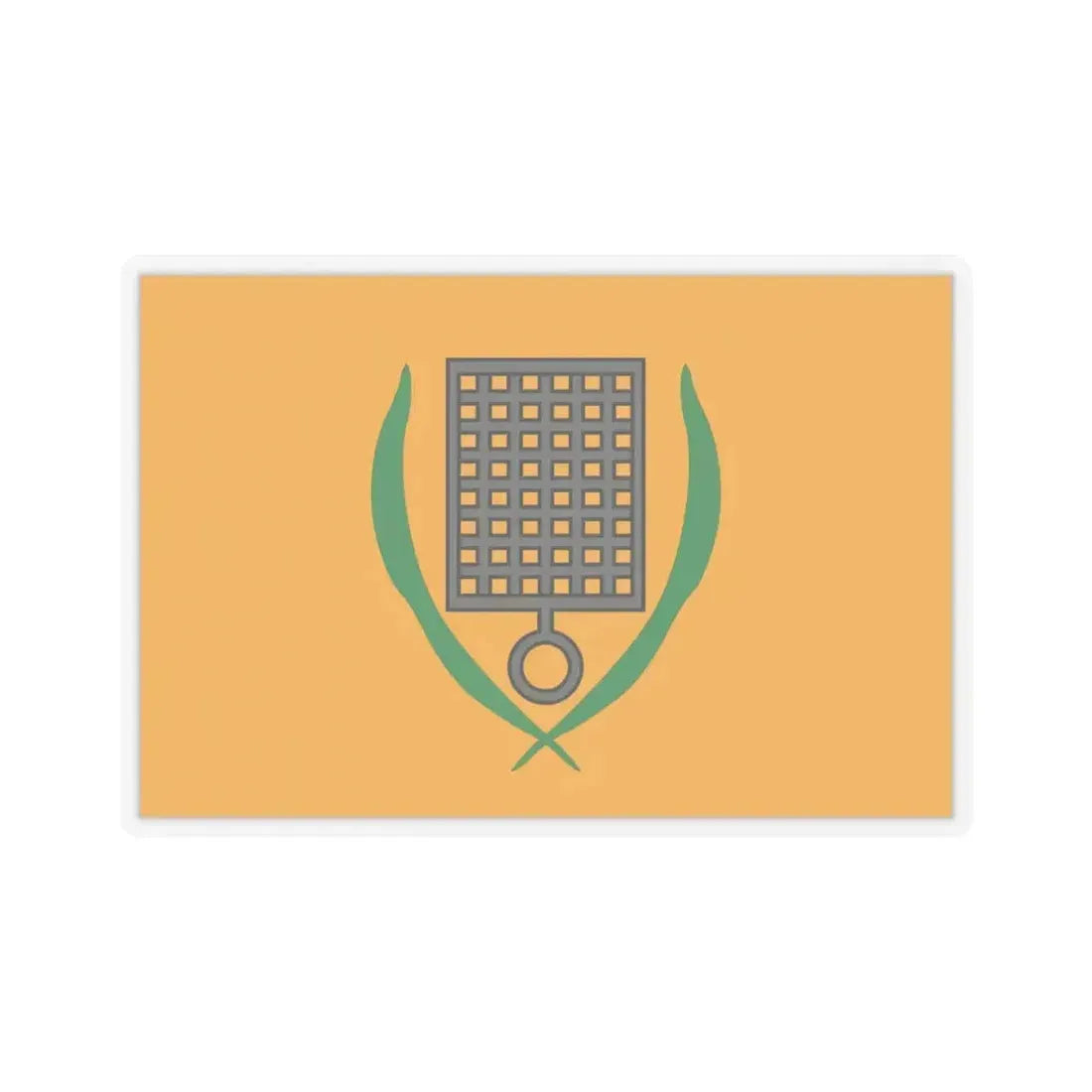 Flag of San Lawrenz Malta - STICKER Vinyl Kiss-Cut Decal 4 Inch Transparent - The Sticker Space