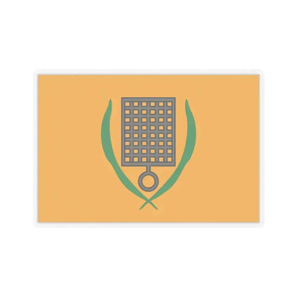 Flag of San Lawrenz Malta - STICKER Vinyl Kiss-Cut Decal 4 Inch Transparent - The Sticker Space