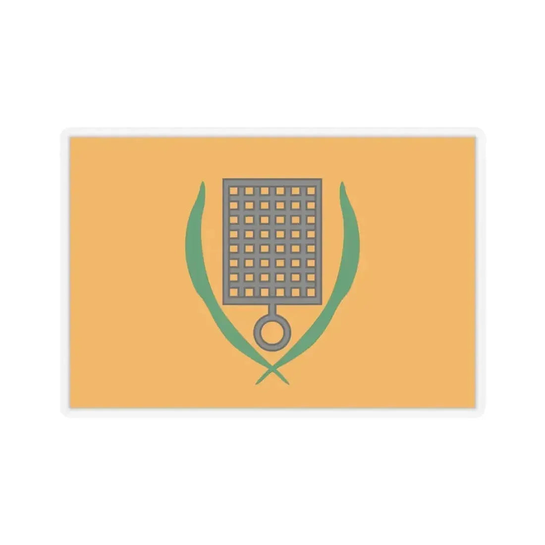 Flag of San Lawrenz Malta - STICKER Vinyl Kiss-Cut Decal 6 Inch Transparent - The Sticker Space