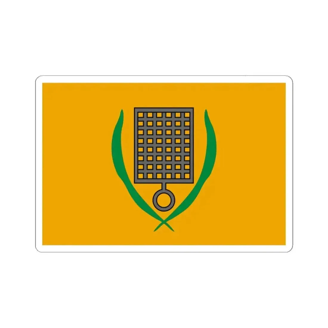 Flag of San Lawrenz Malta - STICKER Vinyl Kiss-Cut Decal 6 Inch White - The Sticker Space