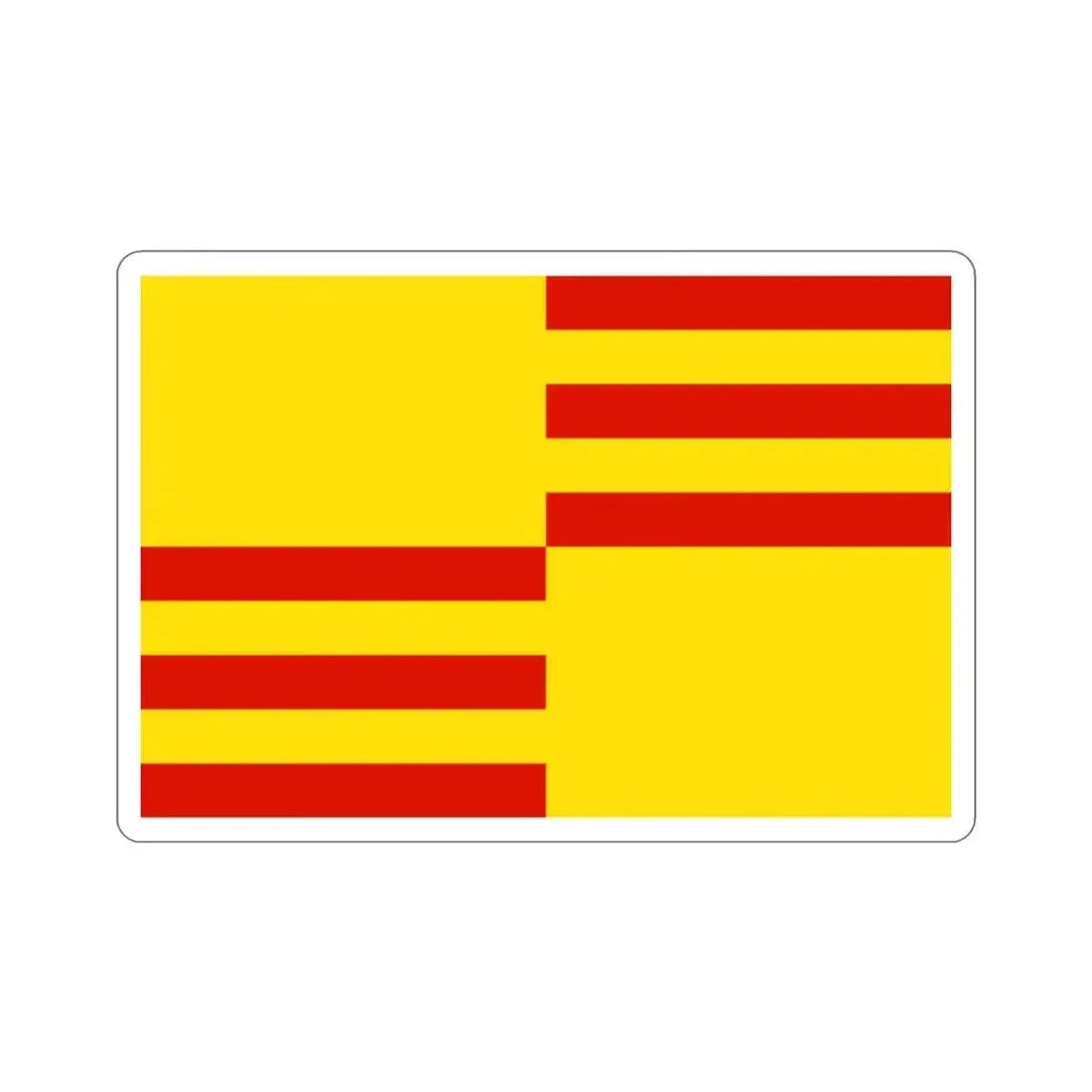 Flag of San Lorenzo Puerto Rico STICKER Vinyl Die-Cut Decal 2 Inch - The Sticker Space