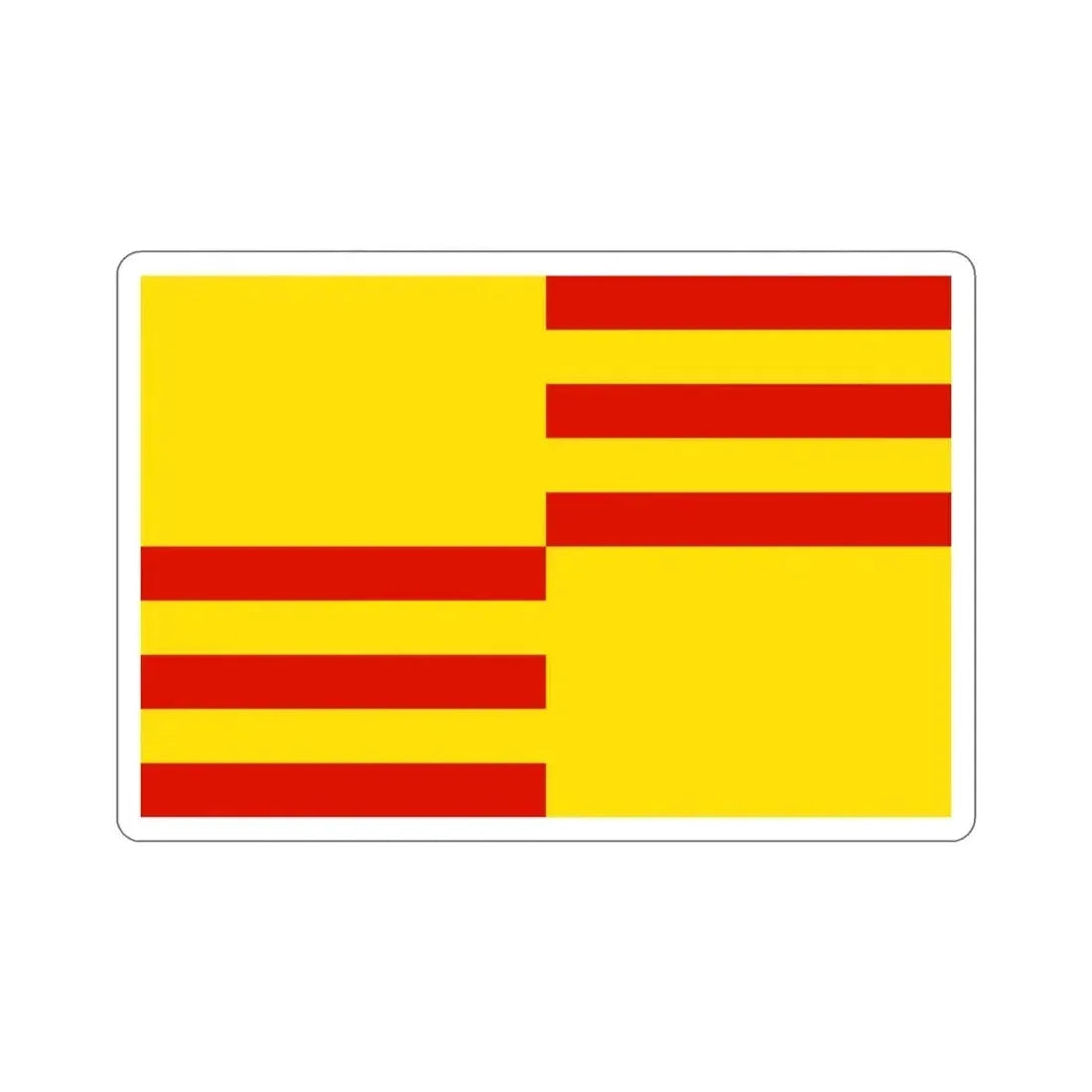 Flag of San Lorenzo Puerto Rico STICKER Vinyl Die-Cut Decal 3 Inch - The Sticker Space