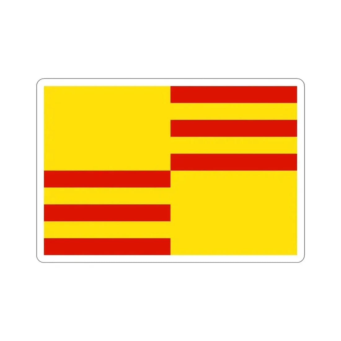 Flag of San Lorenzo Puerto Rico STICKER Vinyl Die-Cut Decal 6 Inch - The Sticker Space