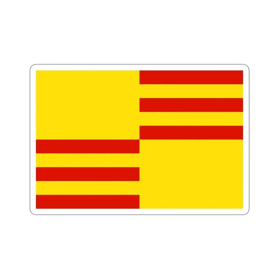 Flag of San Lorenzo Puerto Rico STICKER Vinyl Die-Cut Decal - The Sticker Space