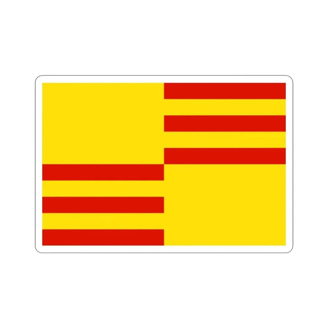 Flag of San Lorenzo Puerto Rico STICKER Vinyl Die-Cut Decal - The Sticker Space