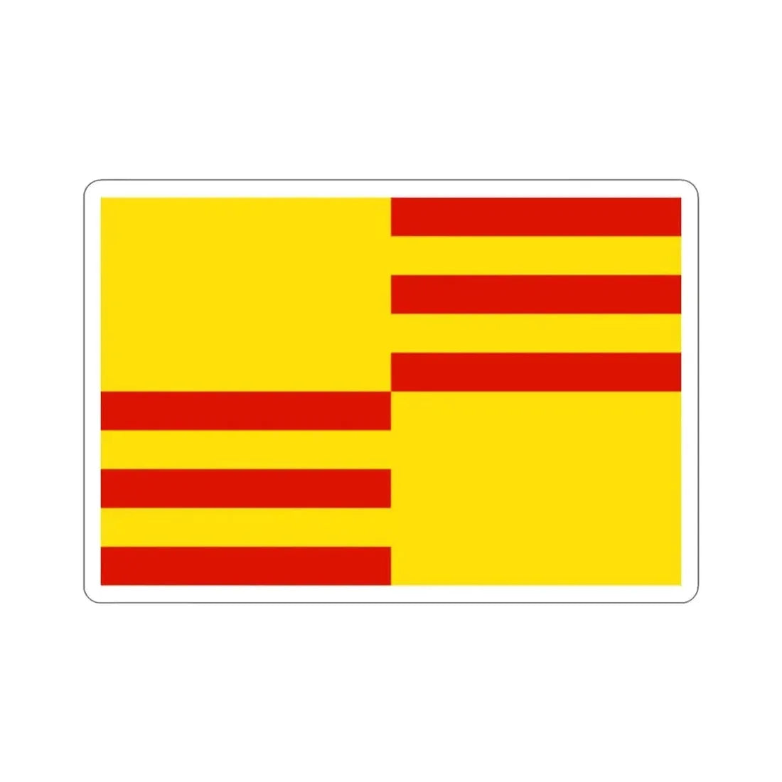 Flag of San Lorenzo Puerto Rico STICKER Vinyl Die-Cut Decal - The Sticker Space