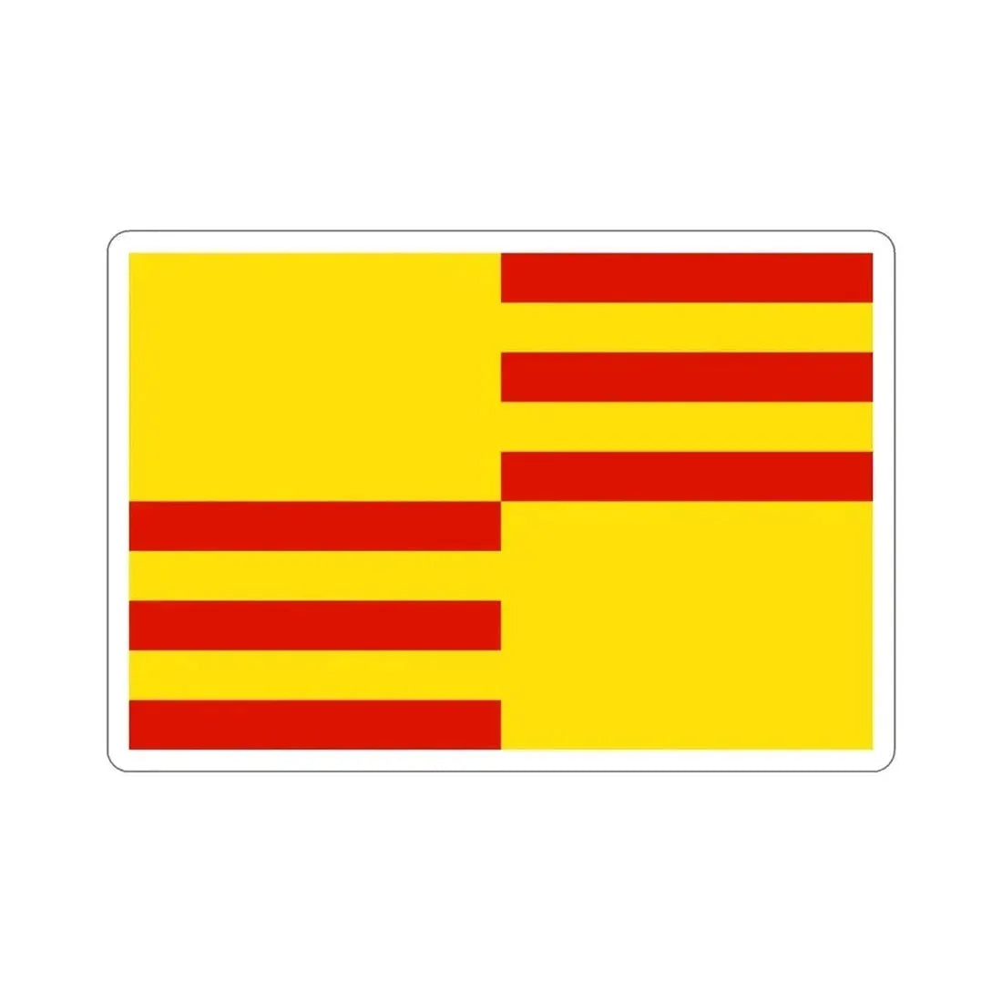 Flag of San Lorenzo Puerto Rico STICKER Vinyl Die-Cut Decal - The Sticker Space