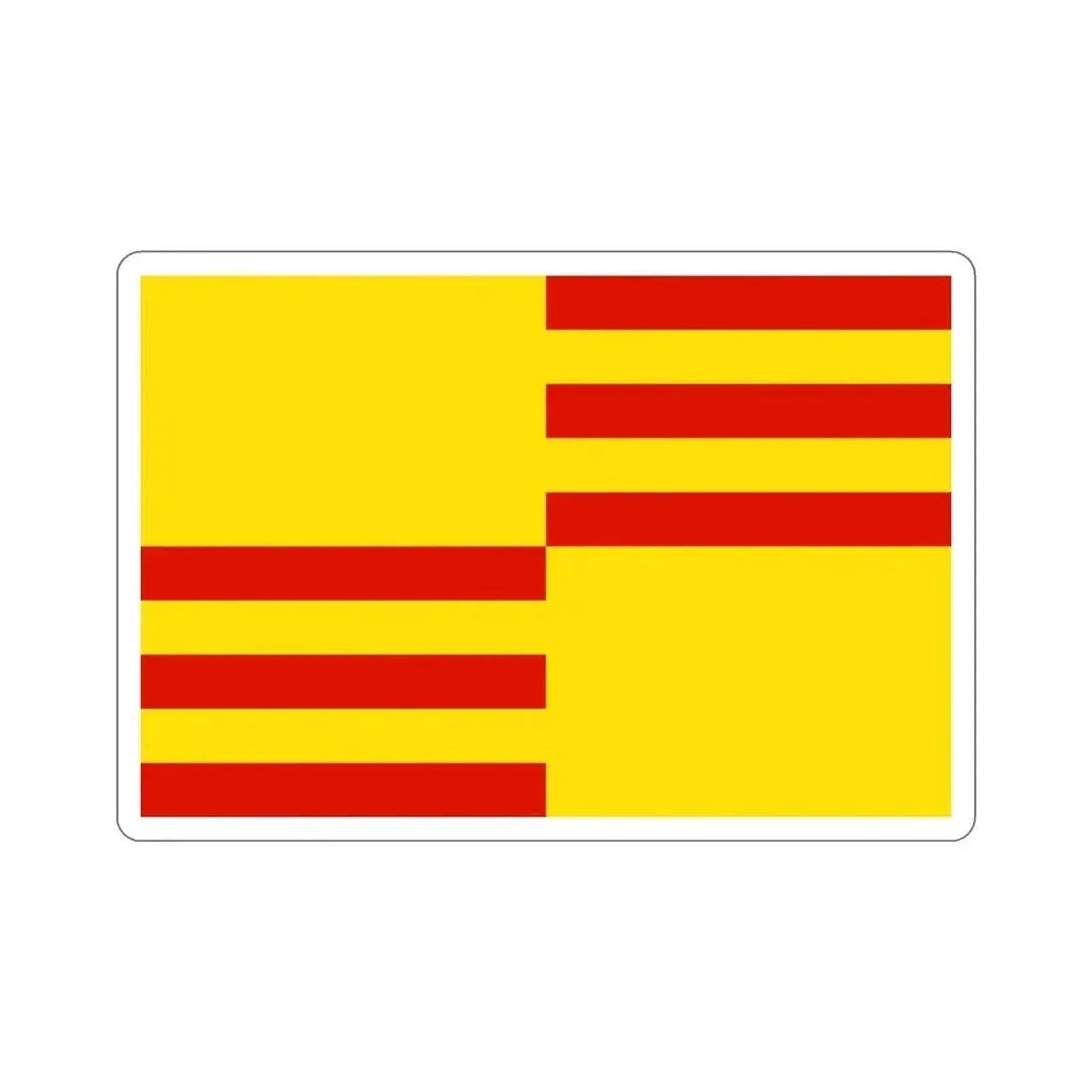 Flag of San Lorenzo Puerto Rico STICKER Vinyl Die-Cut Decal - The Sticker Space