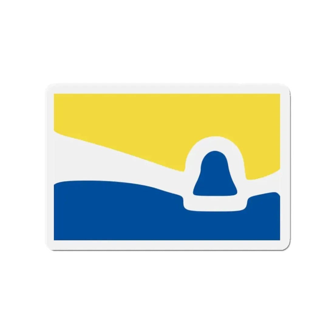 Flag of San Luis Obispo California - Refrigerator Magnet 2 Inch - The Sticker Space