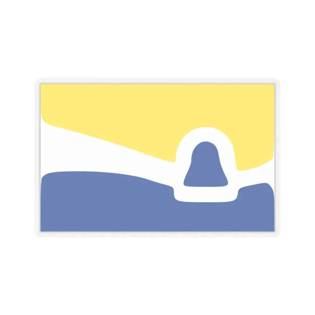 Flag of San Luis Obispo, California - STICKER Vinyl Kiss-Cut Decal 2 Inch Transparent - The Sticker Space