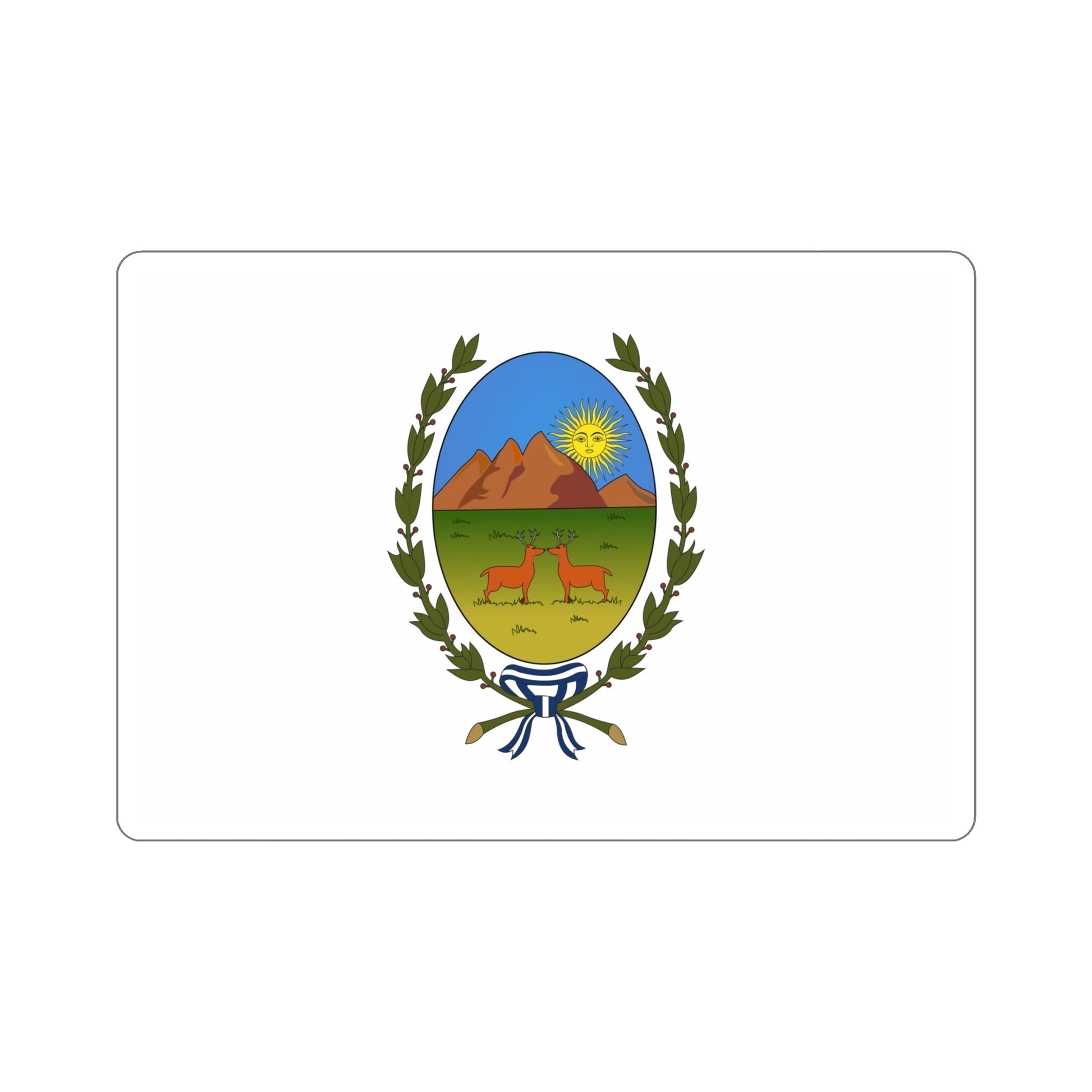 Flag of San Luis Province Argentina STICKER Vinyl Die-Cut Decal-6 Inch-The Sticker Space