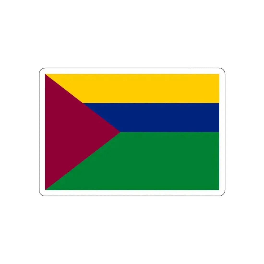 Flag of San Mateo Venezuela STICKER Vinyl Die-Cut Decal - The Sticker Space