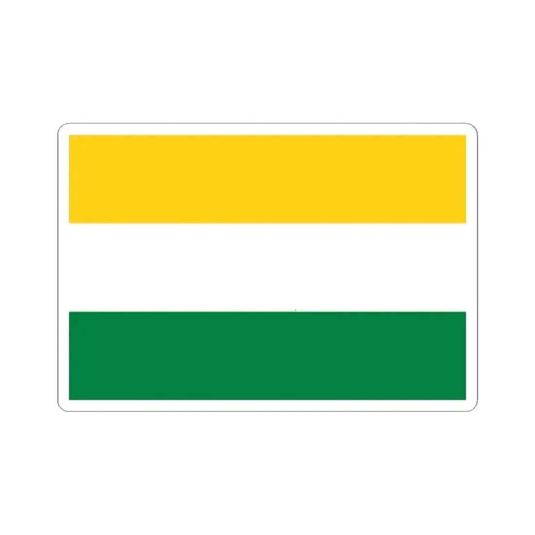 Flag of San Miguel de Los Bancos (Ecuador) STICKER Vinyl Kiss-Cut Decal 2 Inch White - The Sticker Space
