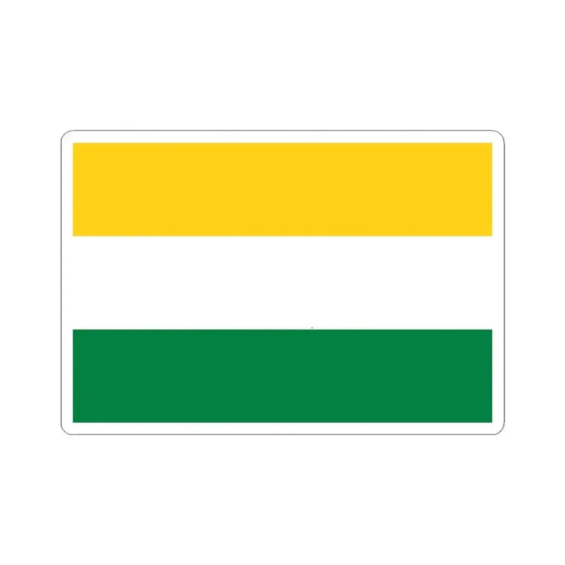 Flag of San Miguel de Los Bancos (Ecuador) STICKER Vinyl Kiss-Cut Decal 3 Inch White - The Sticker Space