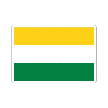 Flag of San Miguel de Los Bancos (Ecuador) STICKER Vinyl Kiss-Cut Decal 3 Inch White - The Sticker Space