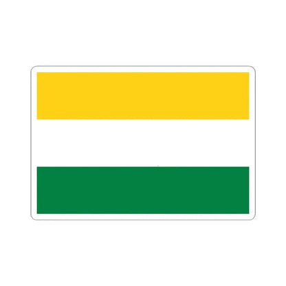 Flag of San Miguel de Los Bancos (Ecuador) STICKER Vinyl Kiss-Cut Decal 4 Inch White - The Sticker Space