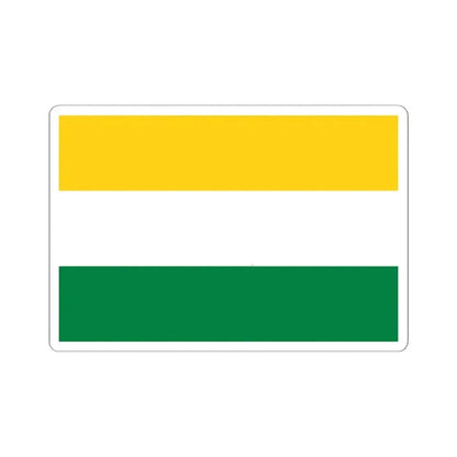 Flag of San Miguel de Los Bancos (Ecuador) STICKER Vinyl Kiss-Cut Decal 6 Inch White - The Sticker Space