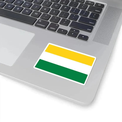 Flag of San Miguel de Los Bancos (Ecuador) STICKER Vinyl Kiss-Cut Decal - The Sticker Space