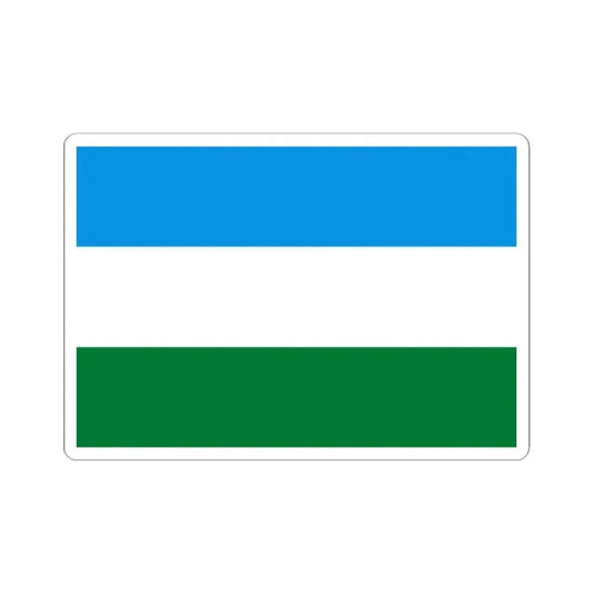 Flag of San Miguel de Velasco Bolivia (Bolivia) STICKER Vinyl Kiss-Cut Decal 2 Inch White - The Sticker Space