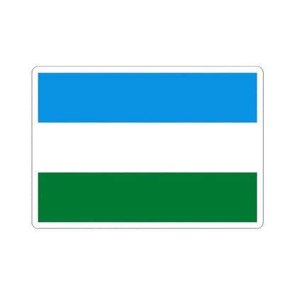 Flag of San Miguel de Velasco Bolivia (Bolivia) STICKER Vinyl Kiss-Cut Decal 4 Inch White - The Sticker Space