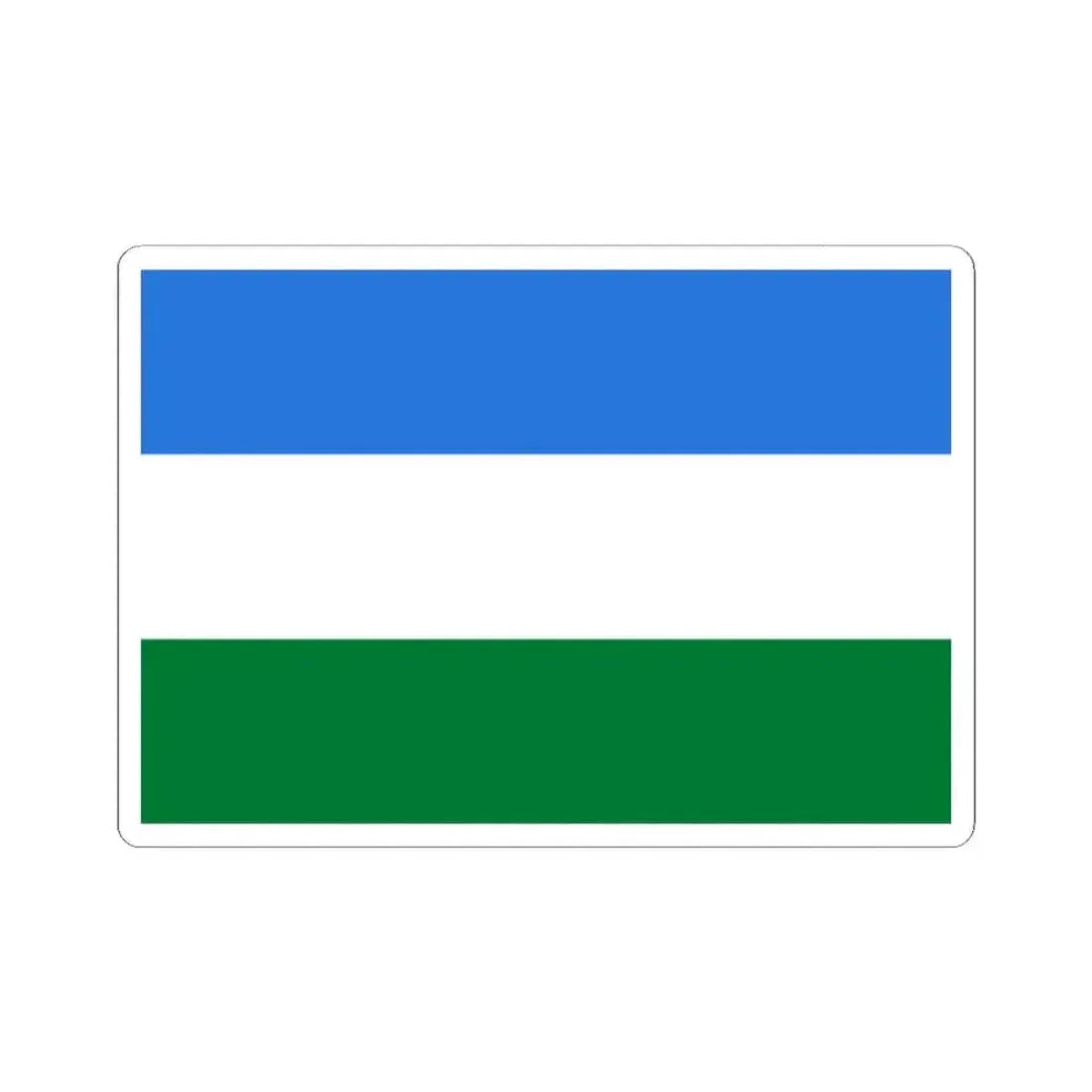 Flag of San Pedro Santistevan Bolivia (Bolivia) STICKER Vinyl Kiss-Cut Decal 2 Inch White - The Sticker Space