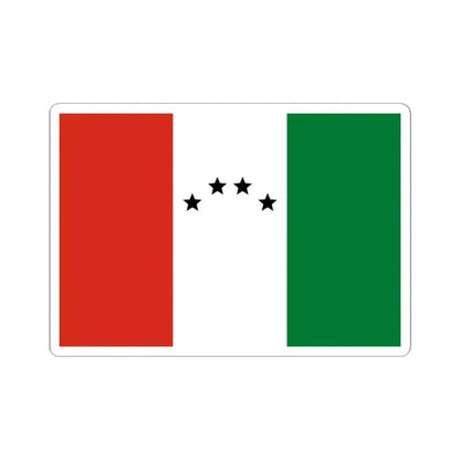 Flag of San Rafael de Velasco Bolivia (Bolivia) STICKER Vinyl Kiss-Cut Decal 3 Inch White - The Sticker Space