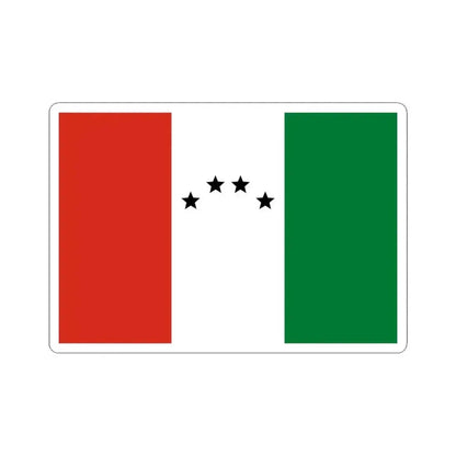 Flag of San Rafael de Velasco Bolivia (Bolivia) STICKER Vinyl Kiss-Cut Decal 6 Inch White - The Sticker Space