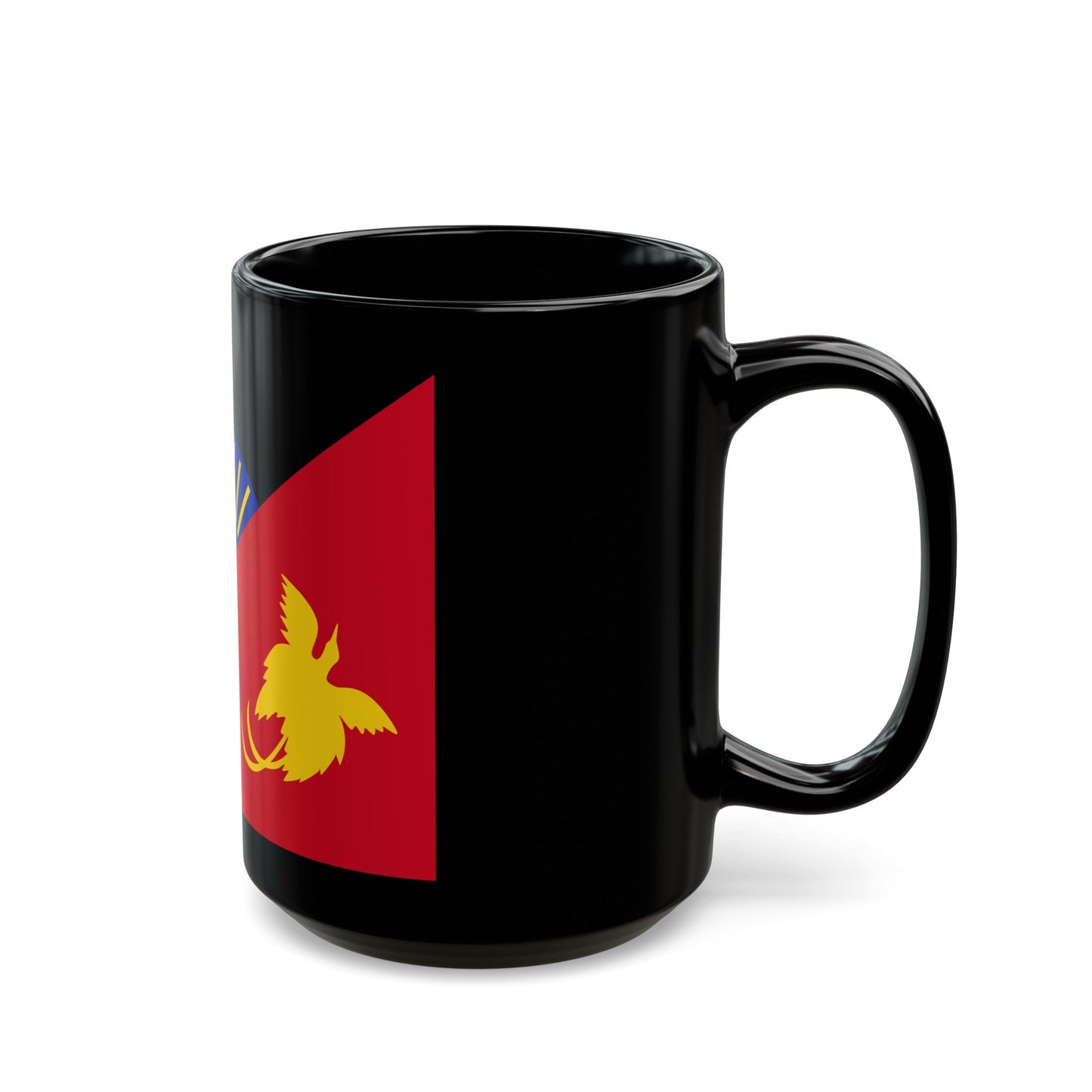 Flag of Sandaun Papa New Guinea - Black Coffee Mug-The Sticker Space