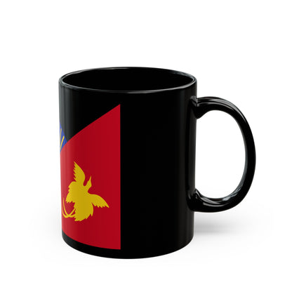 Flag of Sandaun Papa New Guinea - Black Coffee Mug-The Sticker Space