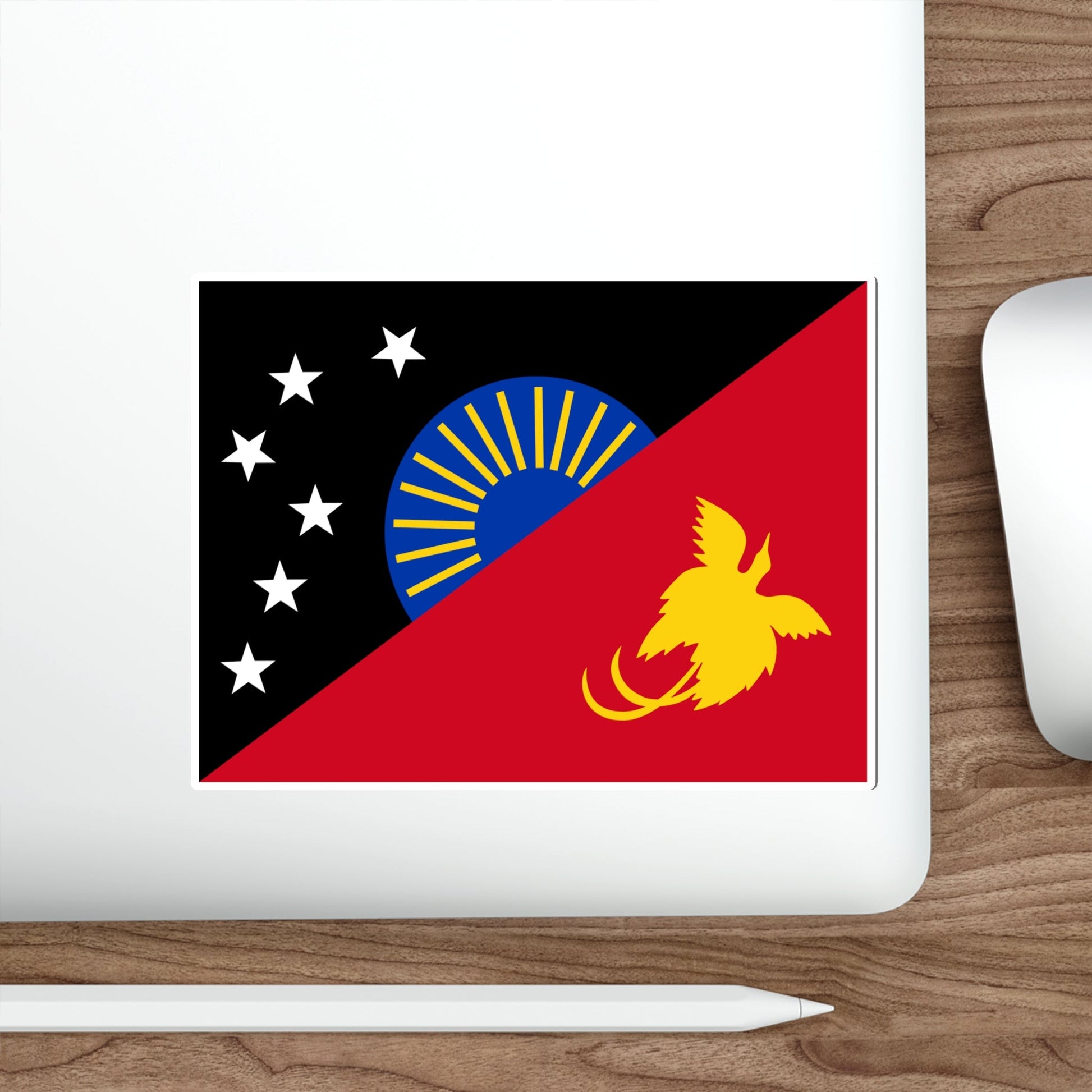 Flag of Sandaun Papa New Guinea STICKER Vinyl Die-Cut Decal-The Sticker Space