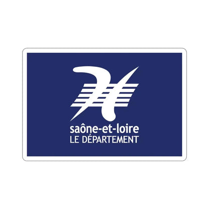 Flag of Saône et Loire France STICKER Vinyl Die-Cut Decal 5 Inch - The Sticker Space