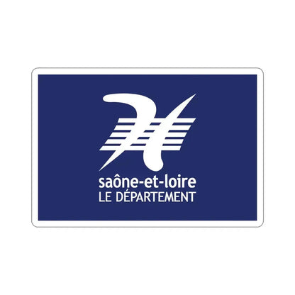 Flag of Saône et Loire France STICKER Vinyl Die-Cut Decal 6 Inch - The Sticker Space