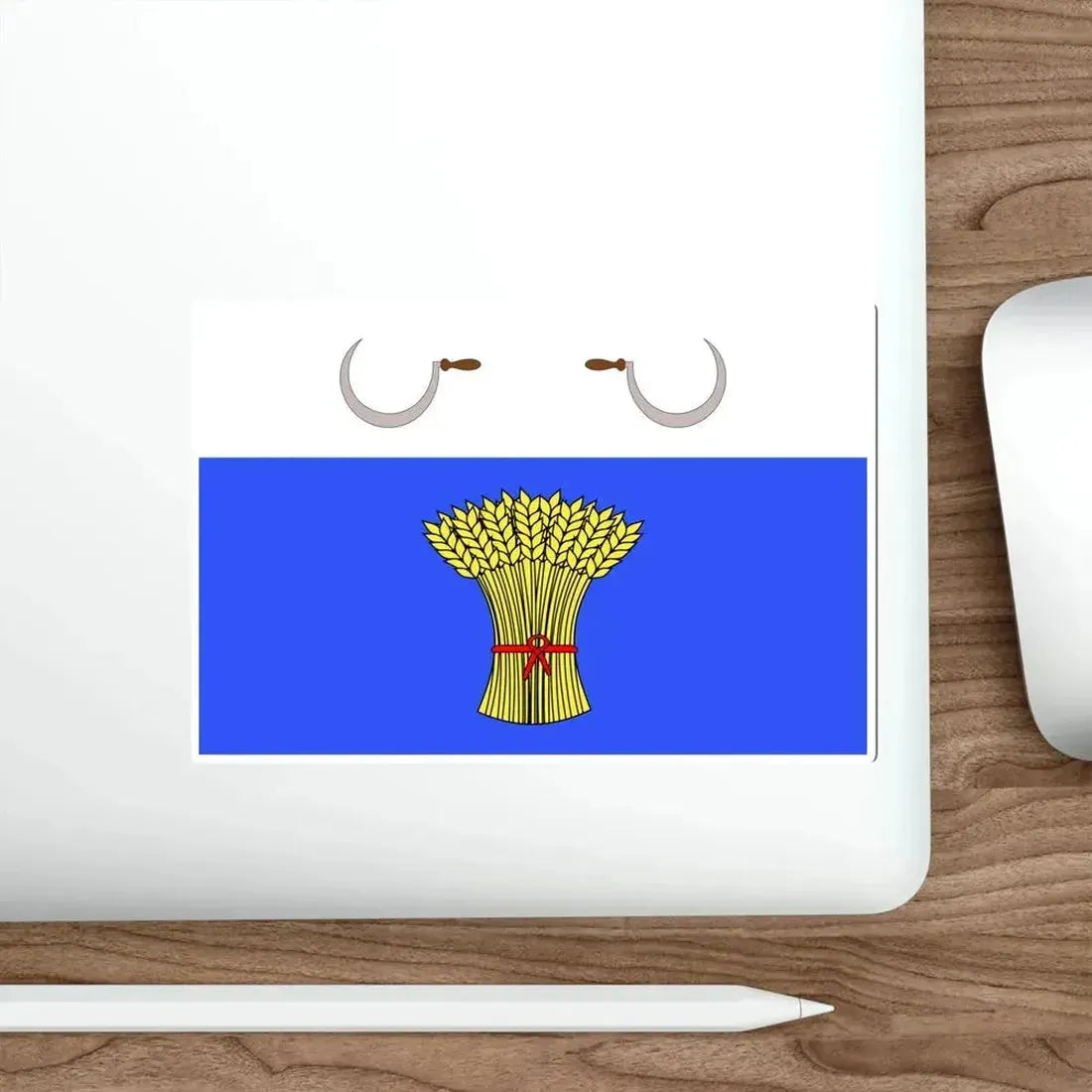 Flag of Sannat Malta STICKER Vinyl Die-Cut Decal - The Sticker Space