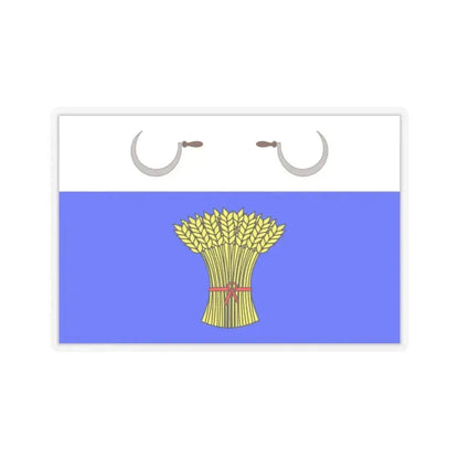 Flag of Sannat Malta - STICKER Vinyl Kiss-Cut Decal 2 Inch Transparent - The Sticker Space