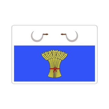 Flag of Sannat Malta - STICKER Vinyl Kiss-Cut Decal 4 Inch White - The Sticker Space