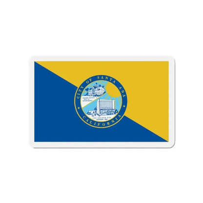 Flag of Santa Ana California - Refrigerator Magnet 3 Inch - The Sticker Space