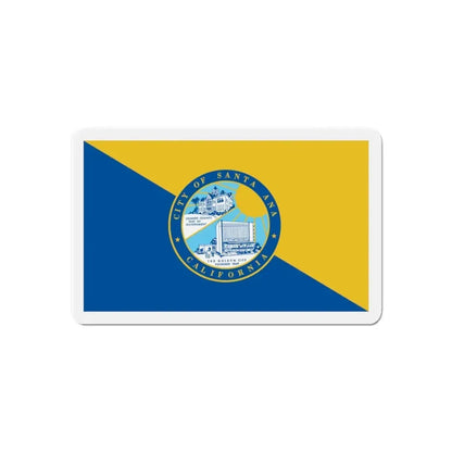 Flag of Santa Ana California - Refrigerator Magnet 6 Inch - The Sticker Space
