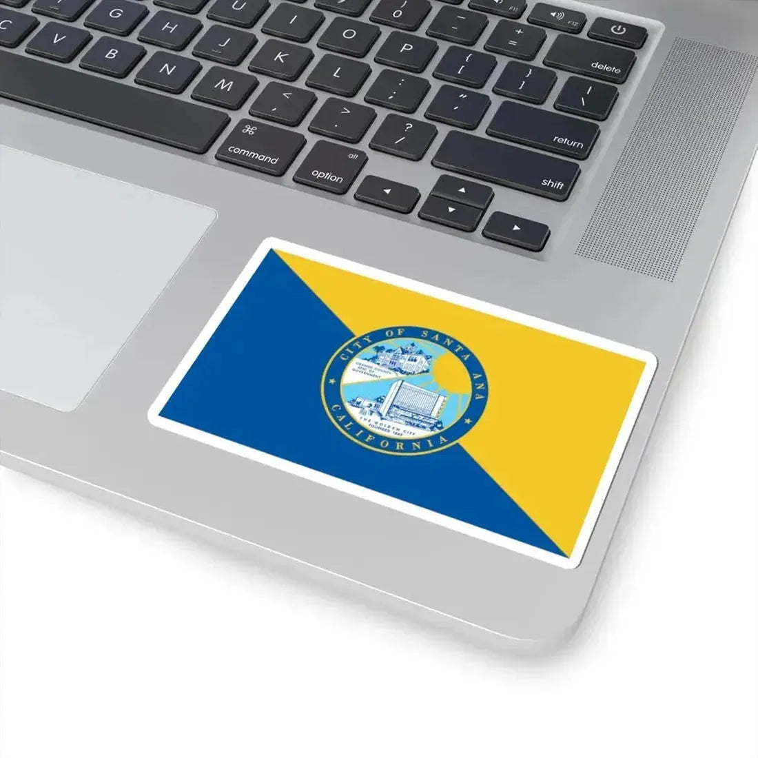 Flag of Santa Ana California (United States) STICKER Vinyl Kiss-Cut Decal - The Sticker Space