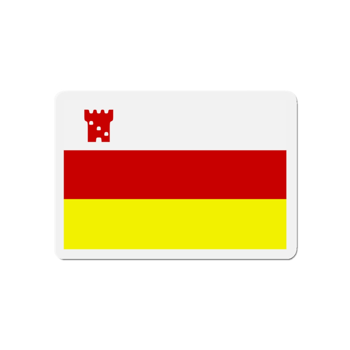 Flag of Santa Barbara California - Die-Cut Magnet-5" x 5"-The Sticker Space